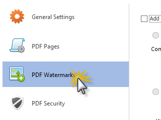 Add watermark to PDF